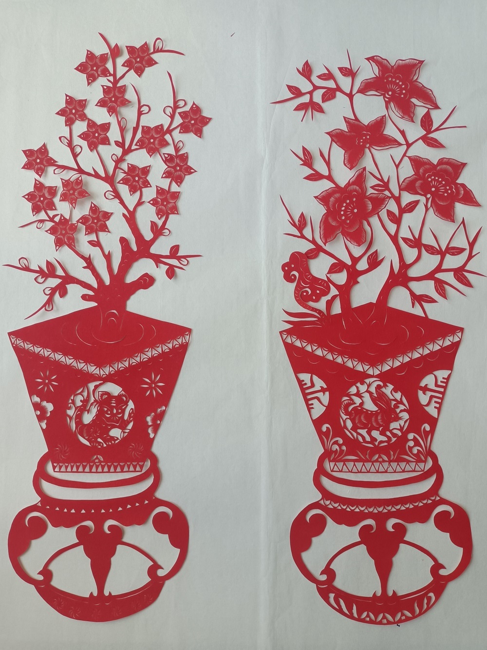 虎兔+杏花杜鹃   （ 2）