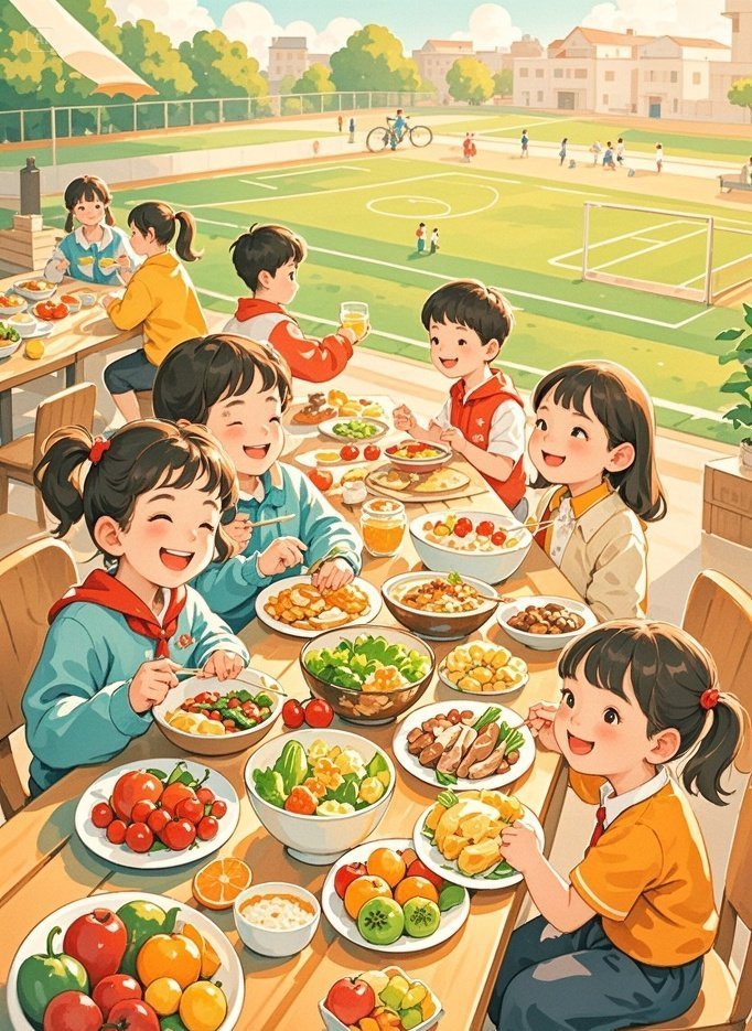 jimeng-2025-05-29-468-中国儿童、青少年合理饮食，手绘风格.jpeg
